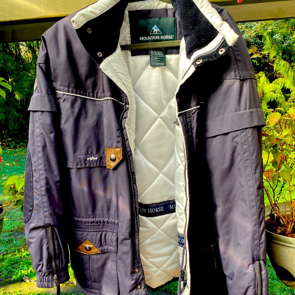 Mountain Horse winter riding equestrian parka Size Large